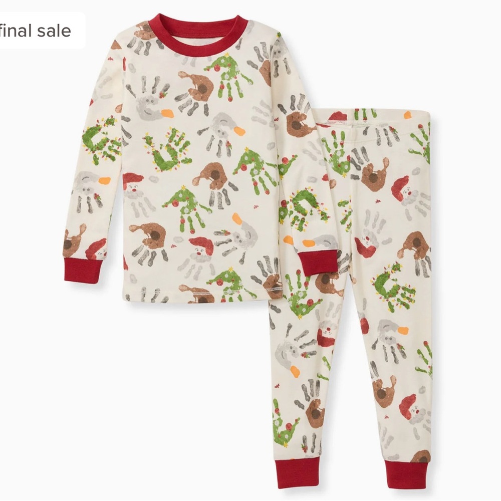 Burt’s Bees Baby - Holiday Hands Organic Cotton Pajamas (2T)